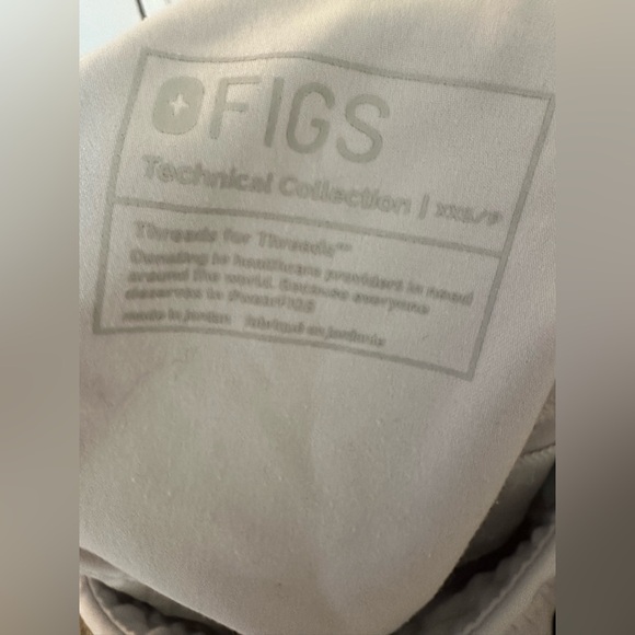 FIGS Women’s Jogger Style Scrub Pant - WHITE - Picture 4 of 5